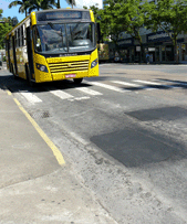 Corredor de ônibus da Avenida JK ganhará nova camada asfáltica. Foto: Ronaldo Santos