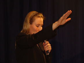 Marilise Orzechowski faz juramento (Foto de :Charles Gustavo Grigull)
